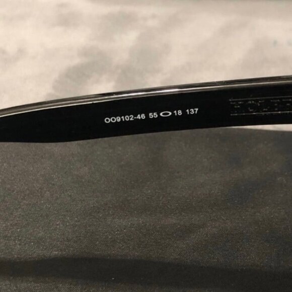 Silver Prizm Polarized OAKLEY HOLBROOK Polished Two Tone Frame 9102 - Picture 7 of 7